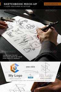 Graphicriver - Sketchbook Mock-up