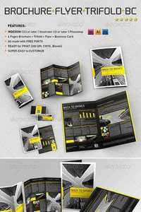 GraphicRiver - 4 Pages Brochure + Trifold + Flyer + Business Card 3744520