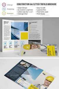 GraphicRiver - Construction Company A4 Letter Trifold 02 11789636