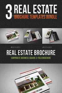 GraphicRiver - 3 in 1 Real Estate Brochure Bundle 11787193