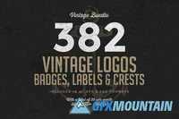 382 Vintage Logos Bundle