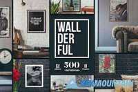 "Wallderful" - Frames Mockups