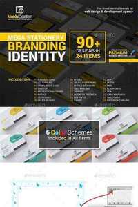 Graphicriver Web Design Agency Stationery Branding Identity 11767335