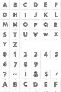Stone - 3D Lettering + Font