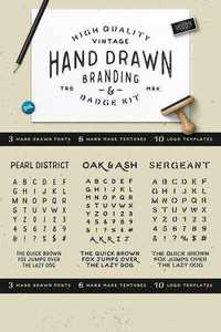 Hand Drawn Branding & Badge Kit
