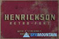 Henrickson Retro-Font