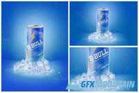 Energy Drink Can Mockup Vol 1