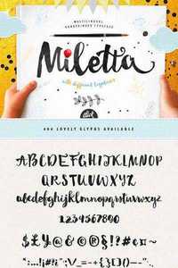 Miletta typeface