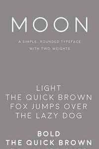 Moon Typeface