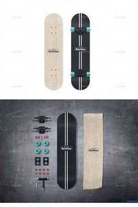 Graphicriver - Skateboards & Adds Set Mock-up 11938181