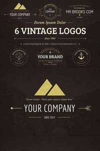 6 Vintage Logos + Bonus