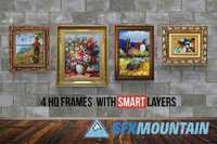 Wall Frames Gallery Mockup