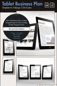 GraphicRiver Business Plan Template for Tablets 11690938