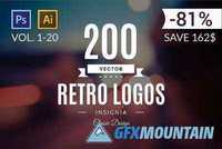 200 Retro Logos Part - All Volumes