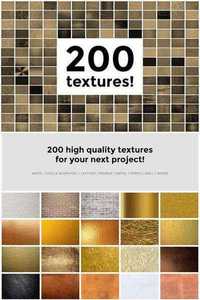 CM 291485 - 200 Textures / Backgrounds - Pack