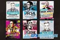  12 DJ Event Flyers + FB Covers