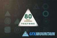 80 Geometric Vectors Bundle