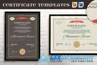 Certificate Templates Vector+PSD II