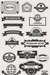Retro Vintage Insignias or Logotypes