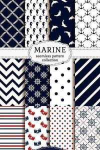 Marine Seamless Patterns