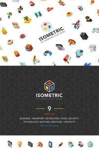 Isometric, 99 Icon Pack