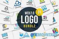 Web 2.0 Logo Bundle Vol. 01 - 8116
