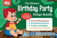 Children's Party Graphics Bundle - 53047