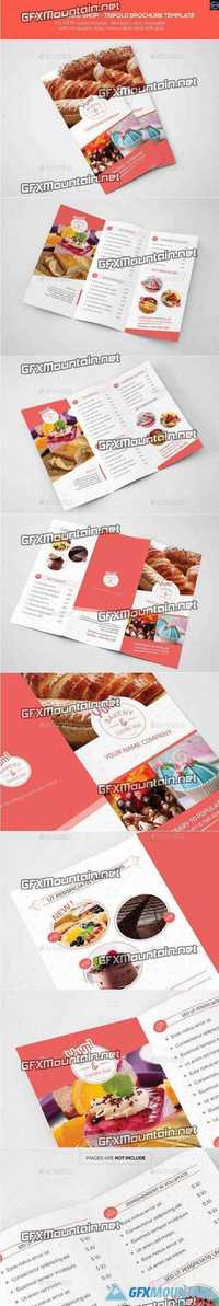 Bakery & Cupcake Shop - Trifold Brochure Template 12494130