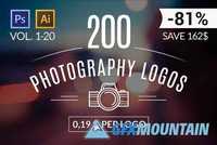 200 Photography Logos - All Volumes - 70379
