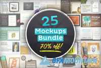 25 Editable Mockups Bundle - 22142