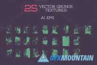 25 Vector Grunge Textures 101906