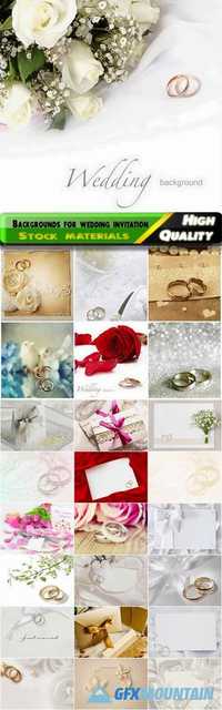 Cute backgrounds for wedding invitation cards for couple in love