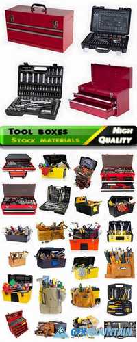 Tool box with hand tools