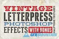 Letterpress Photoshop Effects - 376567