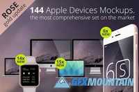 144 Apple Responsive Devices Mockups 91215