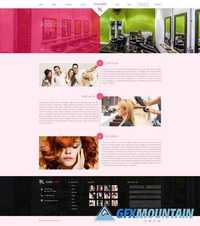 Hair Care Salon/Beauty PSD Template 377586