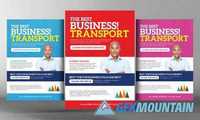 5 Transport Business Flyers Bundle 384196