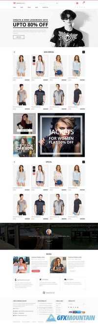 CM - Fashion- eCommerce PSD Template 382395