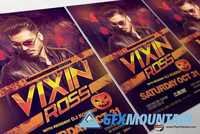 Vixin Halloween Club Flyer Template 387845