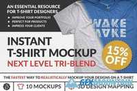Instant Tri-Blend T-Shirt Mockups 388693
