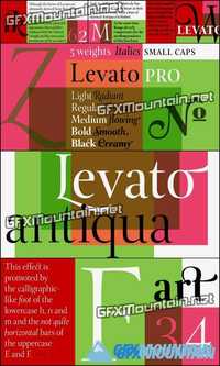 Levato Pro Font Family