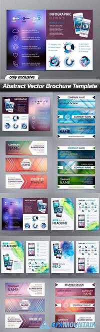Abstract Vector Brochure Template - 10 EPS