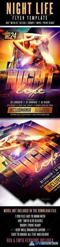 Night Life Flyer Template 13133006 GraphicRiver