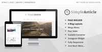 ThemeForest - Simple Article v1.0 - Wordpress Theme For Personal Blog - 8099933