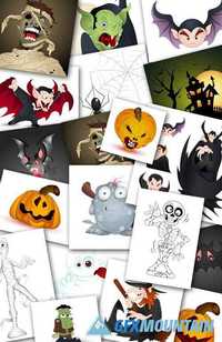 500+ Scary Halloween Vectors & Brushes