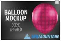 Balloon Mock-up Scene Creator 400449