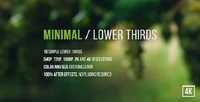 VideoHive - Minimal / Lower Thirds 13185541