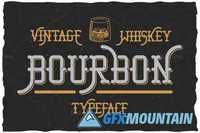 Bourbon Whiskey Typeface