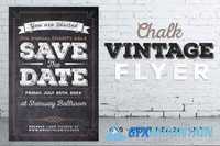 Vintage Chalk Flyer Invite 397997