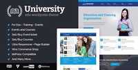 ThemeForest - University v2.0.5 - Education, Event and Course Theme - 8412116